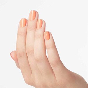 OPI Infinite Shine 2 Long-Wear Lacquer, Crawfishin' for a Compliment, Orange Long-Lasting Nail Polish, 0.5 fl oz