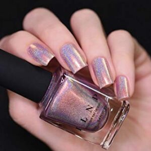 ILNP Morning Rays - Mauve Pink Holographic Shimmer Nail Polish