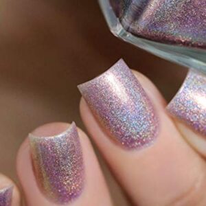 ILNP Morning Rays - Mauve Pink Holographic Shimmer Nail Polish