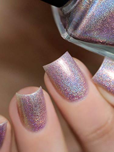 ILNP Morning Rays - Mauve Pink Holographic Shimmer Nail Polish