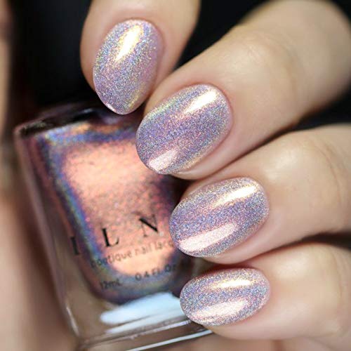 ILNP Morning Rays - Mauve Pink Holographic Shimmer Nail Polish