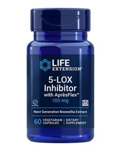 life extension 5-lox inhibitor with aprèsflex – joint health support – gluten-free, non-gmo – 100 mg, 60 vegetarian capsules