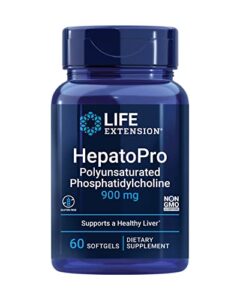 life extension hepatopro polyunsaturated phosphatidylcholine – phosphatidylcholine ppc supplement for liver health support and detox – non-gmo, gluten-free – 60 softgels