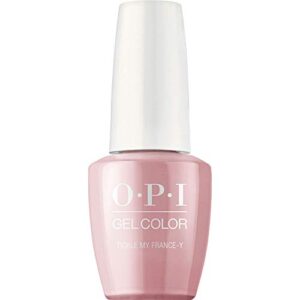 opi gelcolor, tickle my france-y, nude gel nail polish, 0.5 fl oz