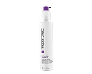 paul mitchell extra-body thicken up styling liquid, thickens + builds body, for fine hair, 6.8 fl. oz.
