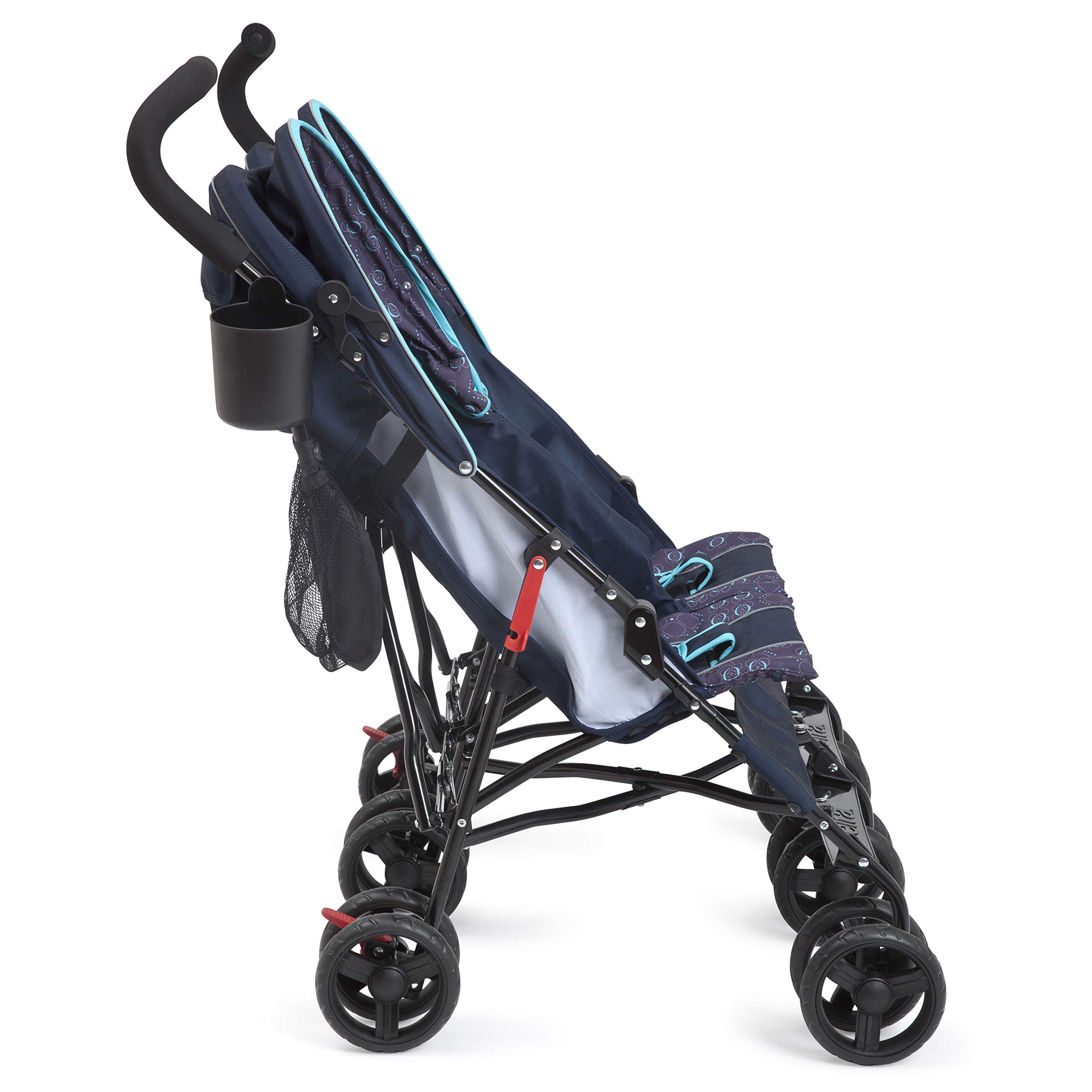 Delta Children LX Side by Side Stroller - with Recline, Storage & Compact Fold, Night Sky