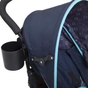 Delta Children LX Side by Side Stroller - with Recline, Storage & Compact Fold, Night Sky