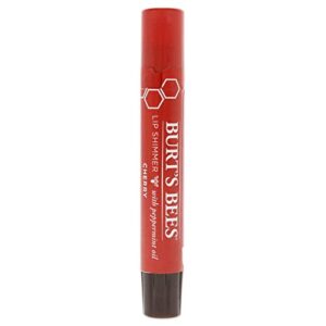 burt’s bees 100% natural moisturizing lip shimmer, cherry – 1 tube