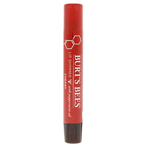 Burt's Bees 100% Natural Moisturizing Lip Shimmer, Cherry - 1 Tube