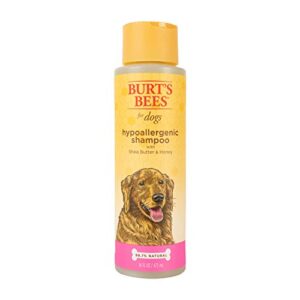 burt’s bees for dogs natural hypoallergenic dog shampoo with shea butter and honey | shampoo for all dogs and puppies with dry or sensitive skin | made in the usa | 16 ounces