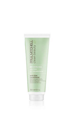 Paul Mitchell Clean Beauty Anti-Frizz Conditioner, Ultra-Rich Formula, Improves Elasticity, For Textured, Frizz-Prone Hair, 8.5 fl. oz.