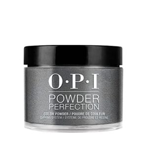 opi powder perfection, cave the way, black dipping powder, fall wonders collection, 1.5 oz