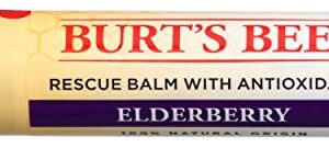 Burts Bees Elderberry Rescue Lip Balm, 0.15 OZ