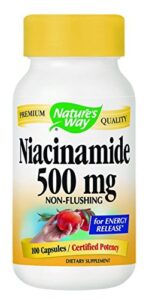 nature’s way, niacinamide, 500 mg, 100 capsules