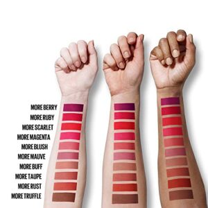 Maybelline Color Sensational Ultimatte Matte Lipstick, Non-Drying, Intense Color Pigment, More Buff, Pink Beige, 1 Count