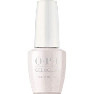 opi gelcolor, chiffon my mind, white gel nail polish, 0.5 fl oz