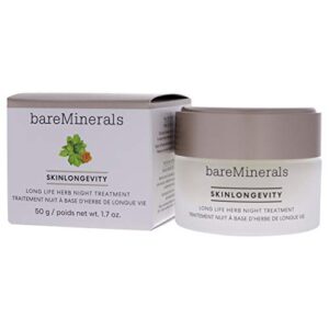 bareMinerals Escentuals Skinlongevity Long Life Herb Night Treatment(new 2020 Launch), 1.7 Fl Oz