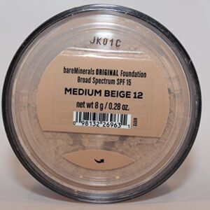 Bare Escentuals Face Care 0.28 Oz Bareminerals Original Spf 15 Foundation - # Medium Beige For Women, SG_B00DSDII28_US