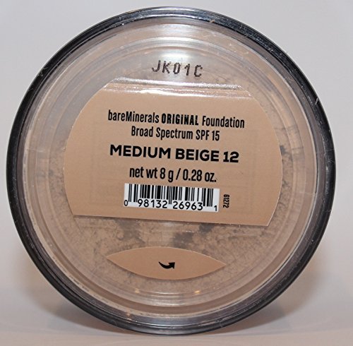 Bare Escentuals Face Care 0.28 Oz Bareminerals Original Spf 15 Foundation - # Medium Beige For Women, SG_B00DSDII28_US