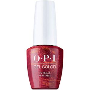 opi gelcolor, i’m really an actress, red gel nail polish, hollywood collection, 0.5 fl oz