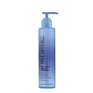 paul mitchell full-circle leave-in treatment, hydrates curls, eliminates frizz, for curly hair, 6.8 fl. oz.