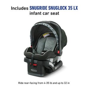 Graco Modes Jogger 2.0 Travel System | Includes Jogging Stroller and SnugRide SnugLock 35 LX Infant Car Seat, Zion