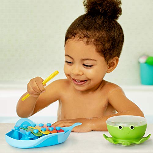 Munchkin® Bath Beats™ Musical Toddler Bath Toy Set, Includes Xylophone, Bath Drum & Shakers