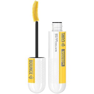 maybelline volum’ express colossal curl bounce washable curling mascara, very black, 1 count