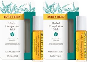 burt’s bees herbal complexion stick, 0.26 fl oz (pack of 2)