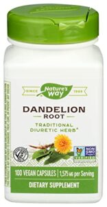nature’s way dandelion root – 100 count