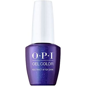opi gelcolor, abstract after dark, purple gel nail polish, downtown la collection, 0.5 fl. oz.