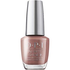 opi infinite shine 2 long-wear lacquer, it never ends, brown long-lasting nail polish, 0.5 fl oz