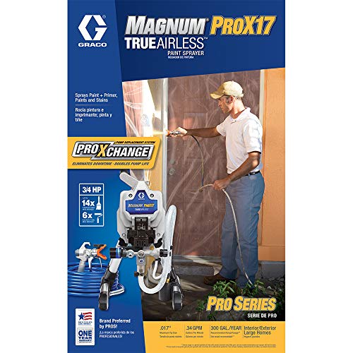 Graco 17G177 Magnum ProX17 Stand Paint Sprayer, Grey/Blue