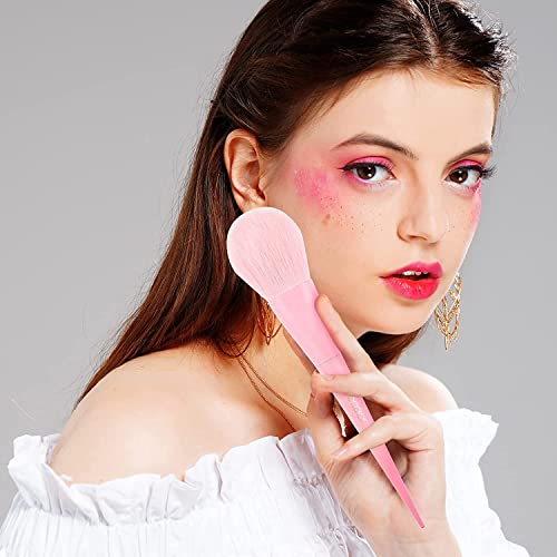 Docolor Makeup Brushes 17 Pcs Colourful Makeup Brush Set Premium Gift Synthetic Kabuki Foundation Blending Face Powder Blush Concealers Eyeshadow Rainbow Make Up Brush Set - Dream of Color