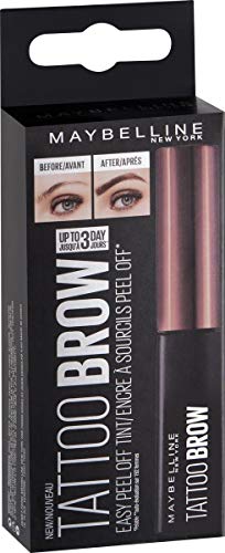 Maybelline New York Brow Tattoo Longlasting Tint, Dark Brown, 4.9 ml,1 Count (Pack of 1),B2998500