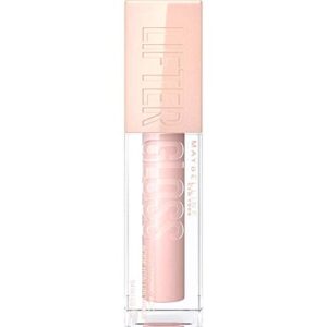 Maybelline Lifter Gloss, Hydrating Lip Gloss with Hyaluronic Acid, High Shine for Plumper Looking Lips, Ice, Pink Neutral, 0.18 Ounce