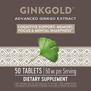 Nature's Way Ginkgold, Supports Memory and Mental Sharpness*, 50 Tablets