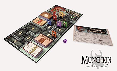 Steve Jackson Games Munchkin Pathfinder Deluxe Board Game (Base Game) | Board Game for Adults, Kids, & Family | Fantasy Adventure RPG | Ages 10+ | 3-6 Players | Avg Play Time 120 Min