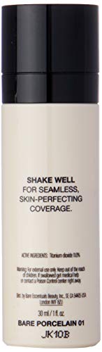 bareMinerals bareSkin Pure Brightening Serum Foundation SPF 20, Bare Porcelain 01, 1 Ounce