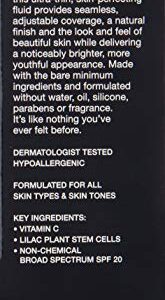 bareMinerals bareSkin Pure Brightening Serum Foundation SPF 20, Bare Porcelain 01, 1 Ounce