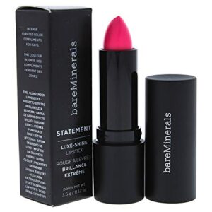 bareminerals statement luxe shine lipstick, biba, 0.12 ounce