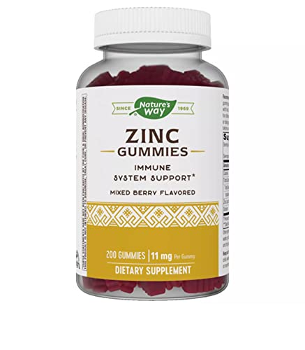 Nature's Way Zinc Gummies, Mixed Berry Flavored (200 ct.)