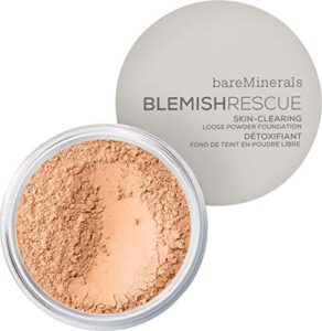 bareminerals blemish rescue skin-clearing loose powder foundation 0.21 ounce – golden nude 3.5nw