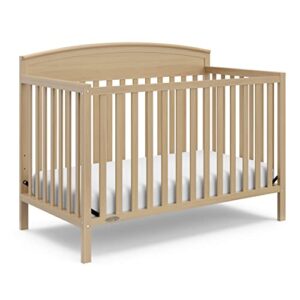 graco benton 5-in-1 convertible crib (driftwood) – greenguard gold certified, converts from baby crib to toddler bed, daybed and full-size bed, fits standard full-size crib mattress