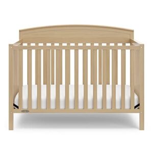 Graco Benton 5-in-1 Convertible Crib (Driftwood) – GREENGUARD Gold Certified, Converts from Baby Crib to Toddler Bed, Daybed and Full-Size Bed, Fits Standard Full-Size Crib Mattress