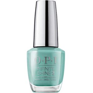 opi infinite shine 2 long-wear lacquer, verde nice to meet you, green long-lasting nail polish, mexico city collection, 0.5 fl oz