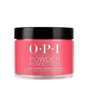 OPI Powder Perfection, Big Apple Red, Red Dipping Powder, 1.5 oz