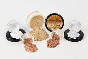 starter set (fair 2) mineral makeup kit bare skin sheer powder matte foundation blush bronzer illuminating veil