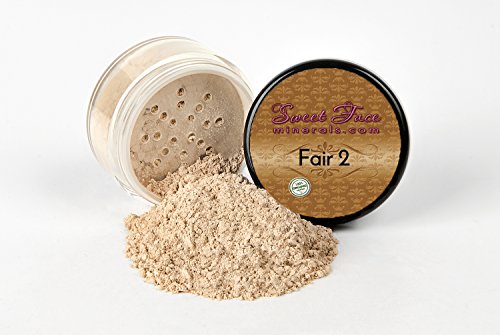 STARTER SET (FAIR 2) Mineral Makeup Kit Bare Skin Sheer Powder Matte Foundation Blush Bronzer Illuminating Veil