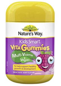 nature’s way kids smart vita gummies multi vitamin & vegies 60 pastilles